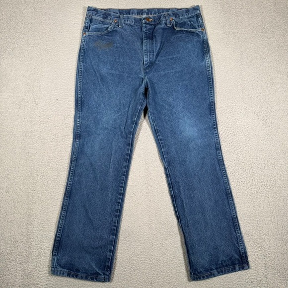 Wrangler Other - Vintage Wrangler Jeans Mens 36x30 Blue 936DEN Cowboy Cut Denim Casual Preppy